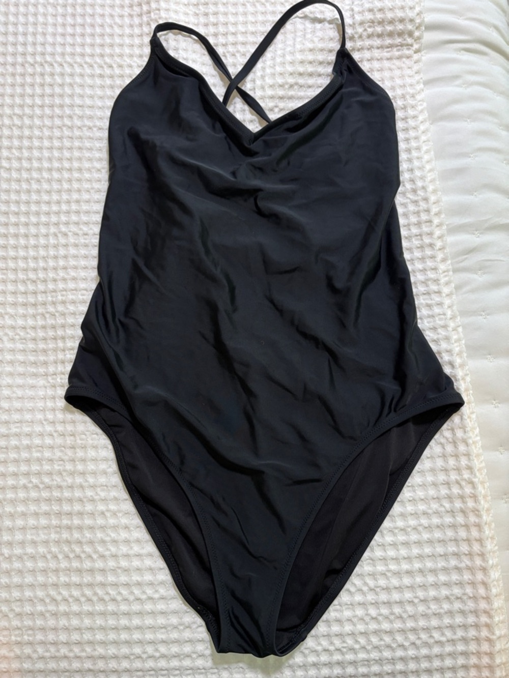 Classic Black One-Piece Swimsuit